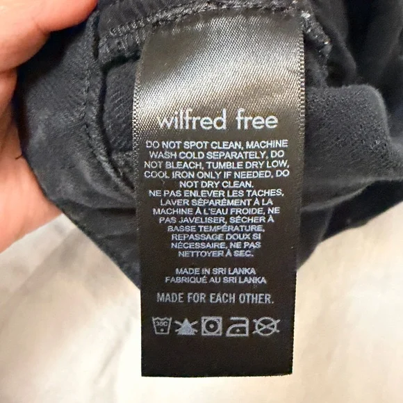 WILFRED FREE Modern Cargo Pants - Black - Picture 14 of 15